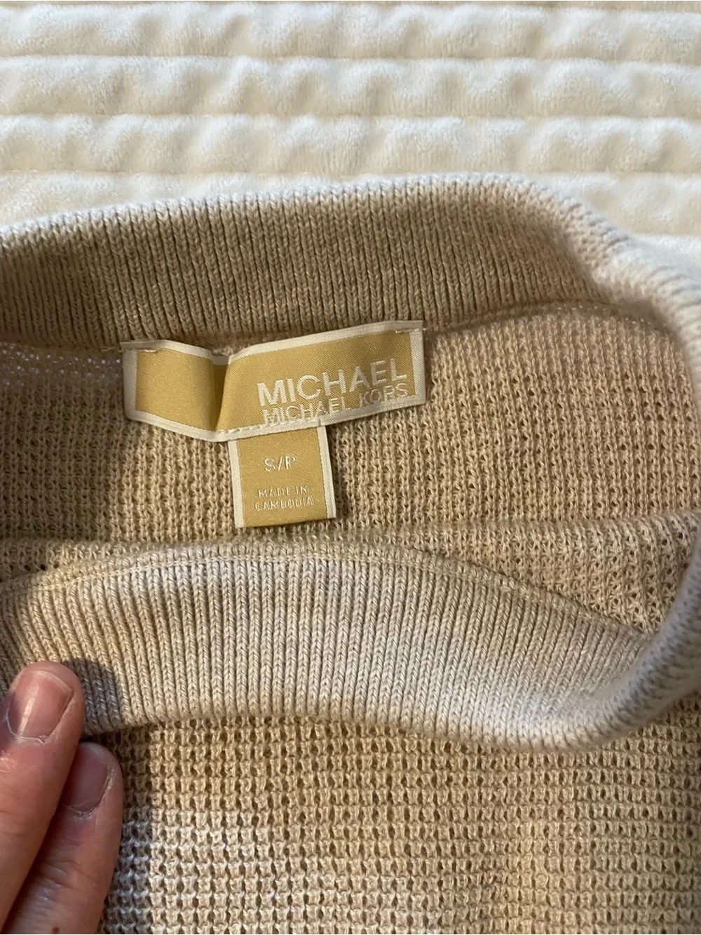 Neutral Beige Women's Knit light Sweater Michael Kors